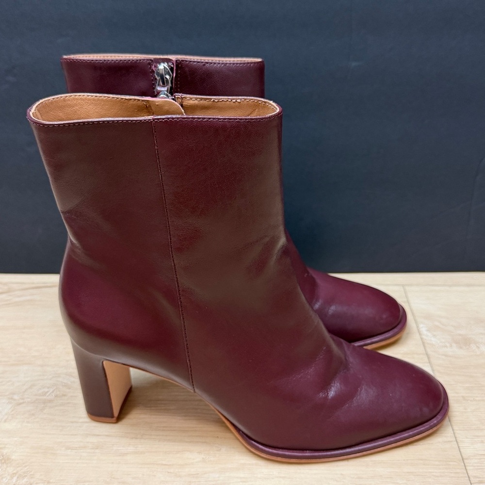 Reformation Gillian Ankle Boot Ruby, SIZE 8 US - Picture 5 of 13